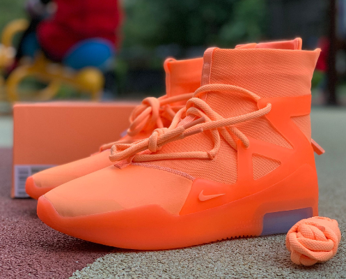 Nike Air Fear of God Orange Shoes